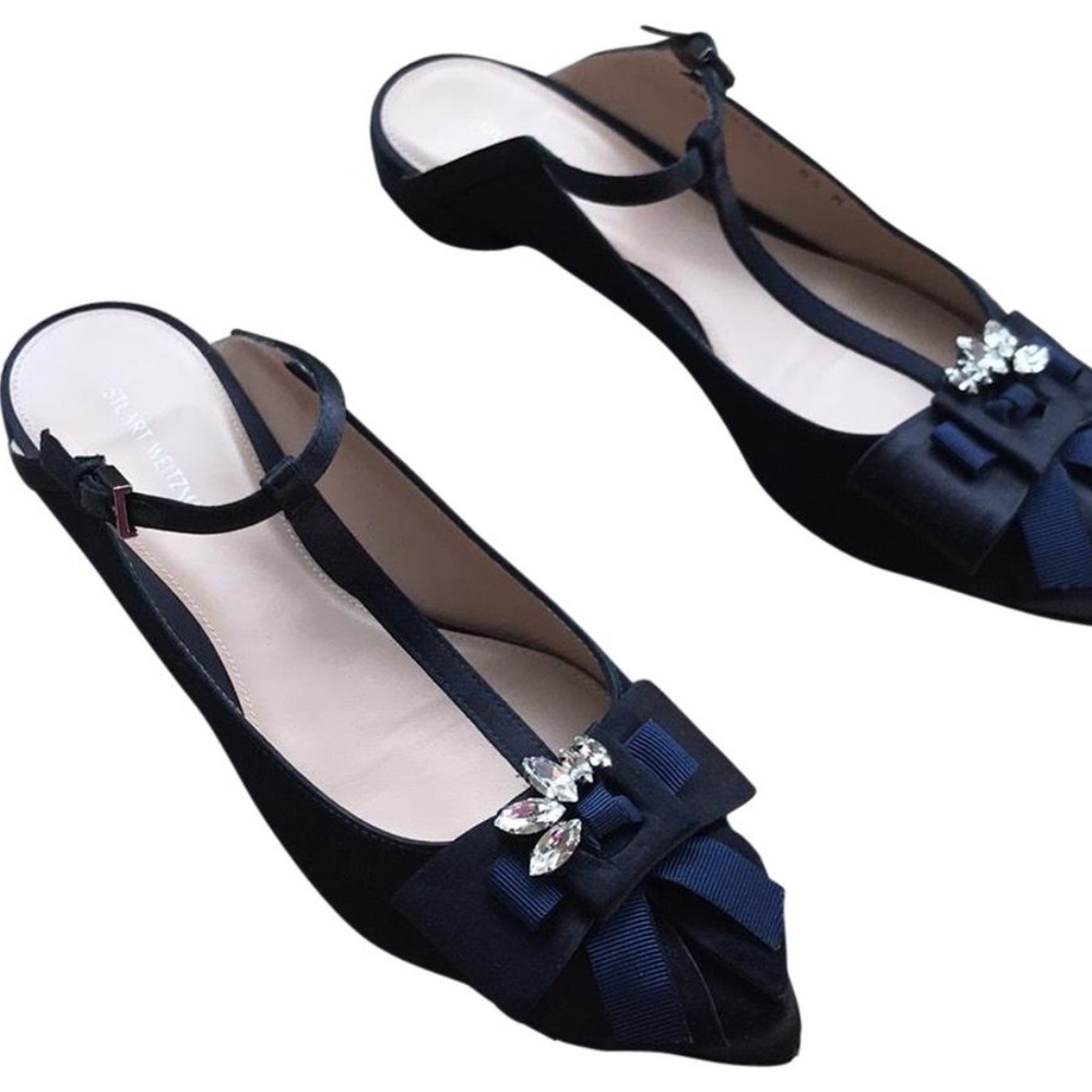 NEW Stuart Weitzman Duckie Mules s.8, retail $475!